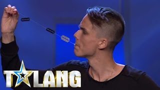 Guy risking his own life during his audition in Sweden's Got Talent - Talang 2017