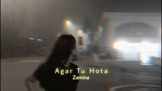Agar Tu Hota (Slowed+Reverb) | Ankit Tiwari | Baaghi | Zamina