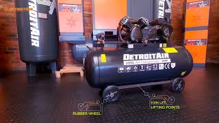 DetroitAir 200L 3HP PISTON COMPRESSOR INTRODUCTION