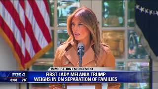 Laura Bush, Melania Trump weigh in on separating immigrant families