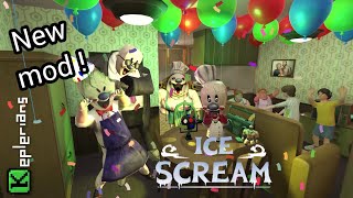 Ice Scream 3 anniversary party mod 🥳