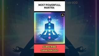 सबसे शक्तिशाली मंत्र | Most powerfull mantra of Hindu Dharm #shorts