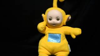 1998 Hasbro Playskool “Teletubbies Talking La La” Plush Yellow Teletubbie