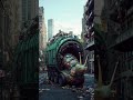 garbage truck snail 😳 aianimals aianimations aishorts