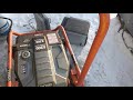 ridgid rd6800 generator running on propane with 2500w load