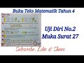 Buku Teks Matematik Tahun 4 Uji Diri No.2 Muka Surat 27 KPM