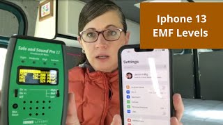 EMF LEVELS FROM AN IPHONE 13