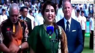 Yasir Shah Can't Stop Laughing During National Anthem