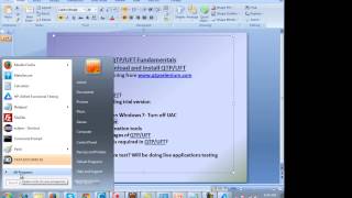 QTP UFT Tutorial Part 1