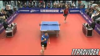 DTTL Play Offs 2010  Adrian Crisan   Timo Boll