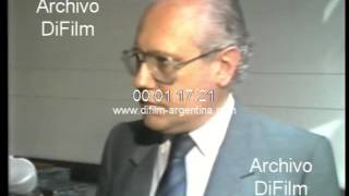 DiFilm - Jorge Vanossi acuerdo de la UCR con el gobierno 1990