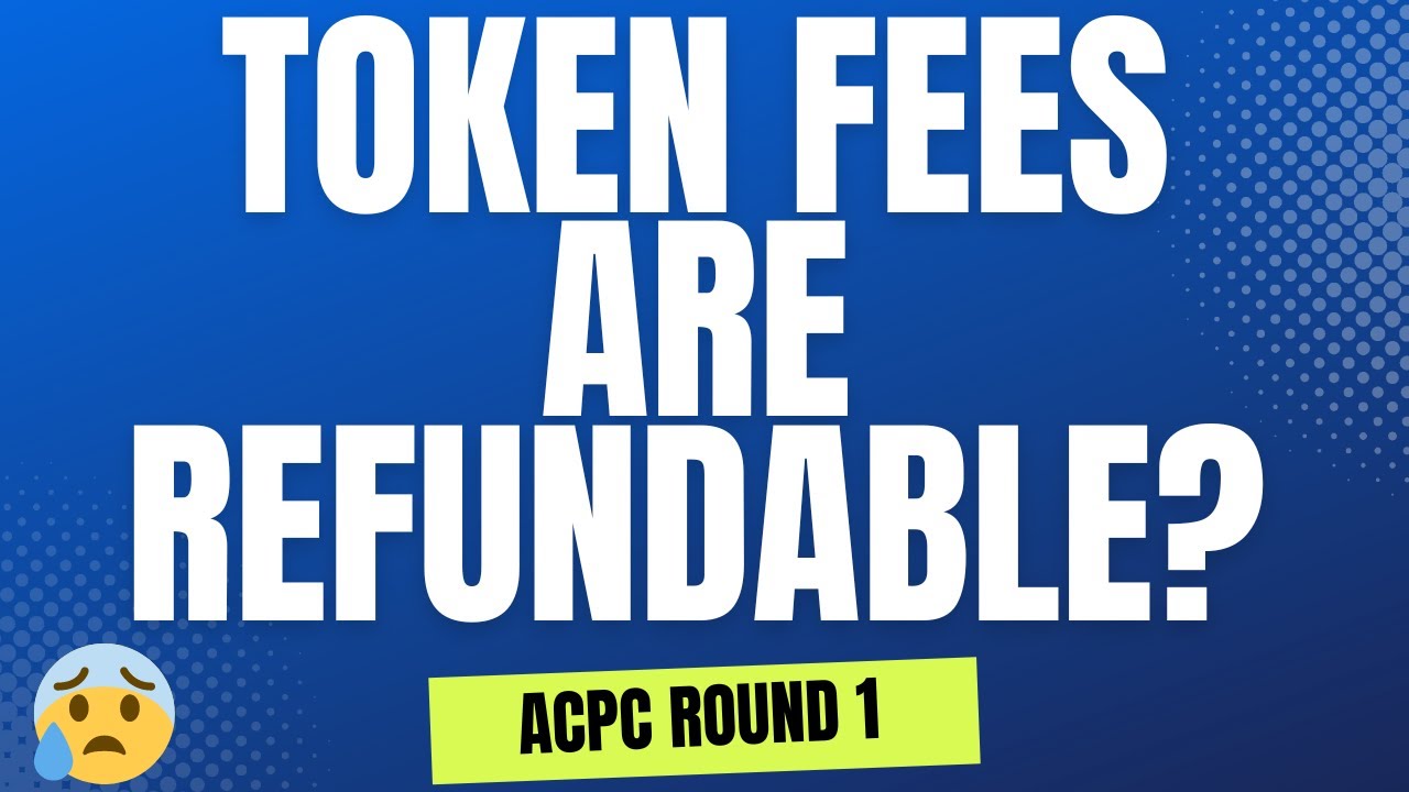 Token Fees Are Refundable Youtube