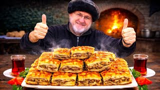 Village Turkish Börek – Crispy Outside, Juicy Inside | Wood Fire Cooking