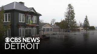 Cheboygan County residents leave their homes amid flooding