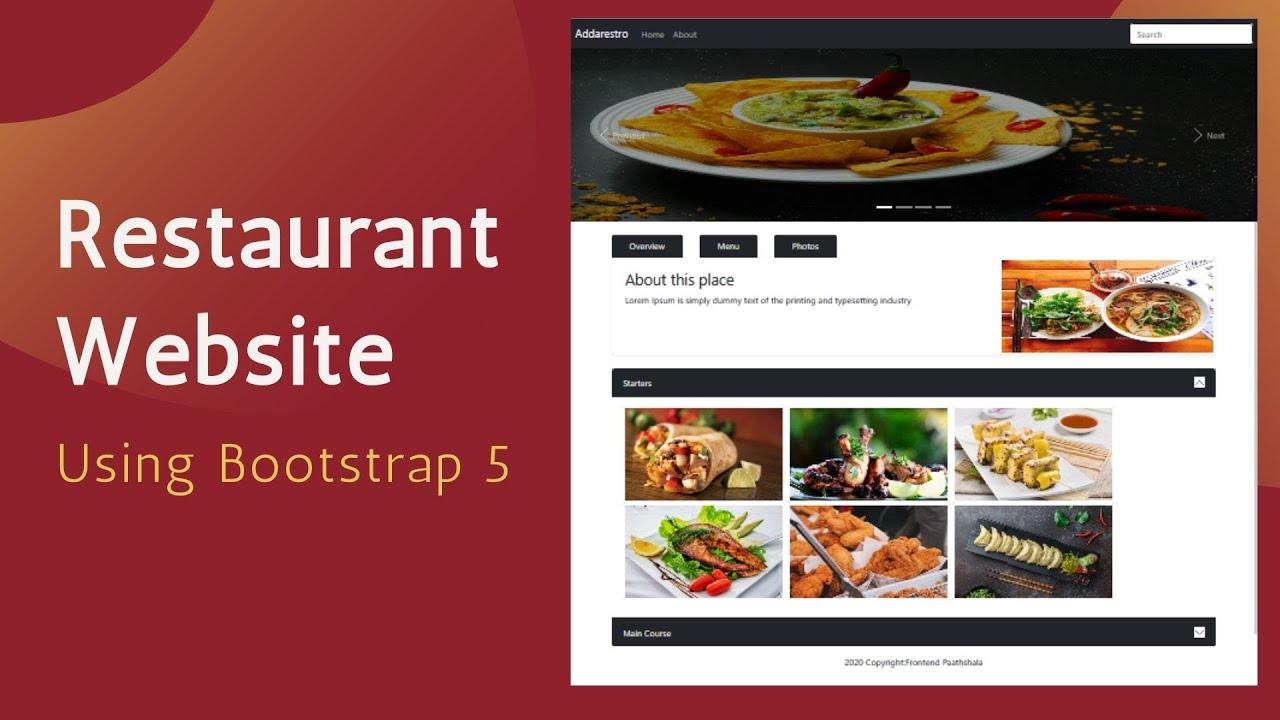 How To Create A Responsive Website Using Bootstrap 5| HTML5|CSS3 |2021 ...