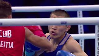 AIBA Hamburg 2017 Тамир Галанов - Йосбани Вейтиа (Кубы) 52кг 1⁄2 final