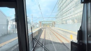 2022年11月16日 山城青谷駅⇆城陽駅　ＪＲ奈良線 山城青谷駅橋上化後、新名神高速道路　進捗状況