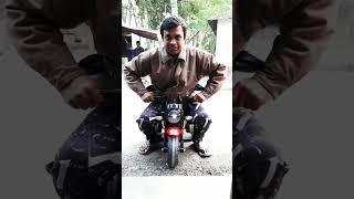 মোটরসাইকেলের চড়ে গান গাইলাম!I sang on the motorcycle! #shorts #viral