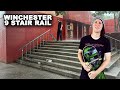 Skating the Winchester 9 Stair Rail!? - Spot History Ep. 24