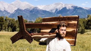 A Pulpit Worthy of Colorado Mountains-Woodworking