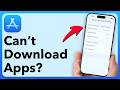 Watch This If You Can't Download Apps On iPhone (Simple Fix)