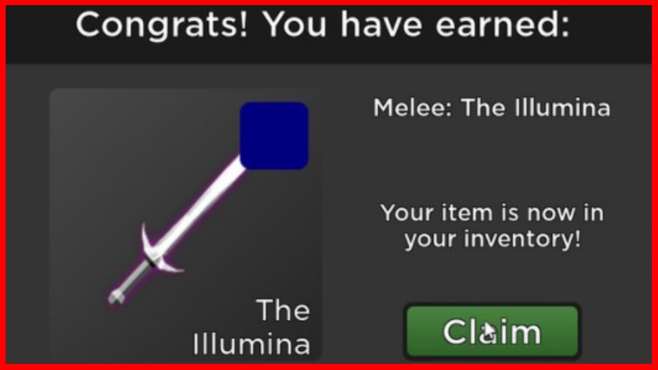 HOW TO GET THE ILLUMINA SWORD IN ARSENAL!! [RARE DEV MELEE] (ONLY 1000 ...