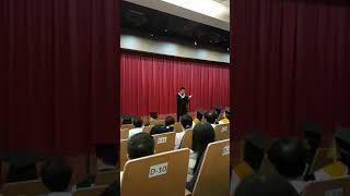 中山醫學系102級畢業生致詞