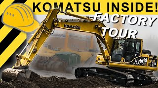 Komatsu Factory Tour - Raupenbagger Fertigung - Manufacturing Komatsu Excavators