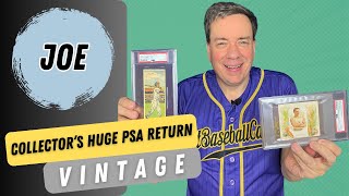 Biggest Return Yet? One Collector's Huge PSA Unboxing | Sports Cards w/ Joe