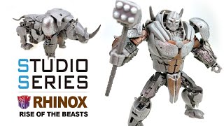 Studio Series 103 Rise of the Beasts RHINOX 電影工作室 萬獸崛起 犀牛【KL變形金剛玩具分享678】