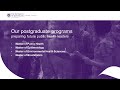 UQ School of Public Health Postgraduate Programs