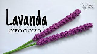 LAVANDA A CROCHET💐 - PASO A PASO - FÁCIL Y RÁPIDO