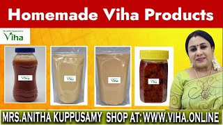 Homemade Products at Viha | Viha Online Grocery Collection | Anitha Kuppusamy Viha