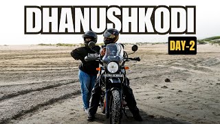 Ride to Dhanushkodi on Himalayan 411 | മലയാളം Motovlog | Dhanushkodi to Madurai Night Ride | Day 2