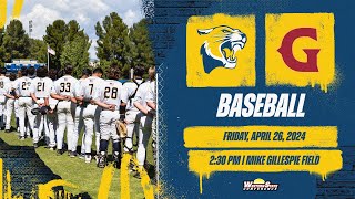 Canyons Baseball vs Glendale - 4/26/24 - 2:30pm