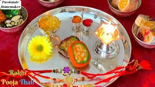 Raksha Bandhan Pooja Thali Decoration | Rakhi Pooja Thali | Pooja Thali Decoration