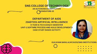 CASE STUDY BASED VIDEO-SOFTWARE ENGINEERING |OBJECT ORIENTED SOFTWARE ENGINEERING |SNS INSTITUTIONS