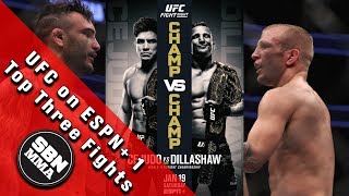 Cejudo Vs. Dillashaw: Top Three Fights To Watch On UFC on ESPN+ 1