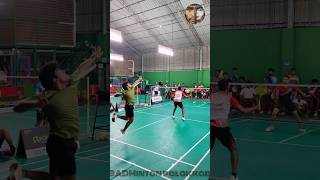 Epic Rally from Epic battle💥💥🤯🤯#badminton #mensdoublesbadminton #shorts