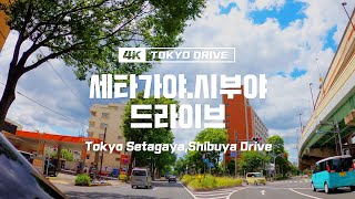 4K 도쿄드라이브: 세타가야(世田谷)에서 시부야(渋谷) 일본드라이브. 4K Tokyo Drive: Setagaya~Shibuya Japan Drive