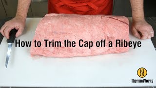 How to Trim the Cap off a Ribeye