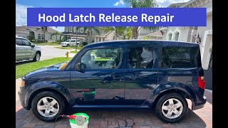 Honda Element Hood Latch Release handle repair