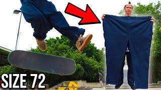 We Skated in the WORLD'S Baggiest Pants!