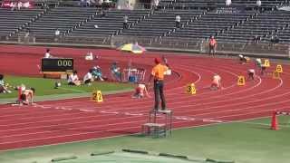 2015京都高校総体陸上　1年女子4×100mリレー決勝