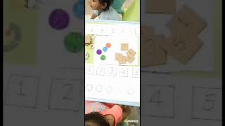 Numbers & Colours Matching --Early Education Ideas-Preschool