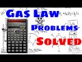 Two of the Most Missed Gas Law Review Problems Explained