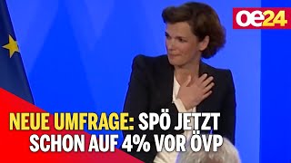 Neue Umfrage: SPÖ jetzt schon auf 4% vor ÖVP