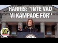 Kamala Harris första uttalande efter USA-valet