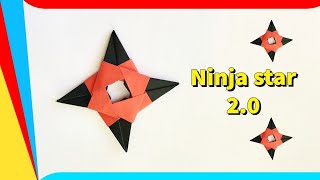 How to Make a Paper Ninja star / Easy origami Ninja star  - Shuriken / Paper Ninja Star #shorts