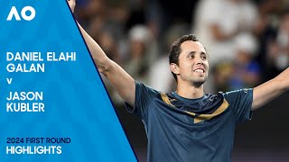 Daniel Elahi Galan v Jason Kubler Highlights | Australian Open 2024 First Round